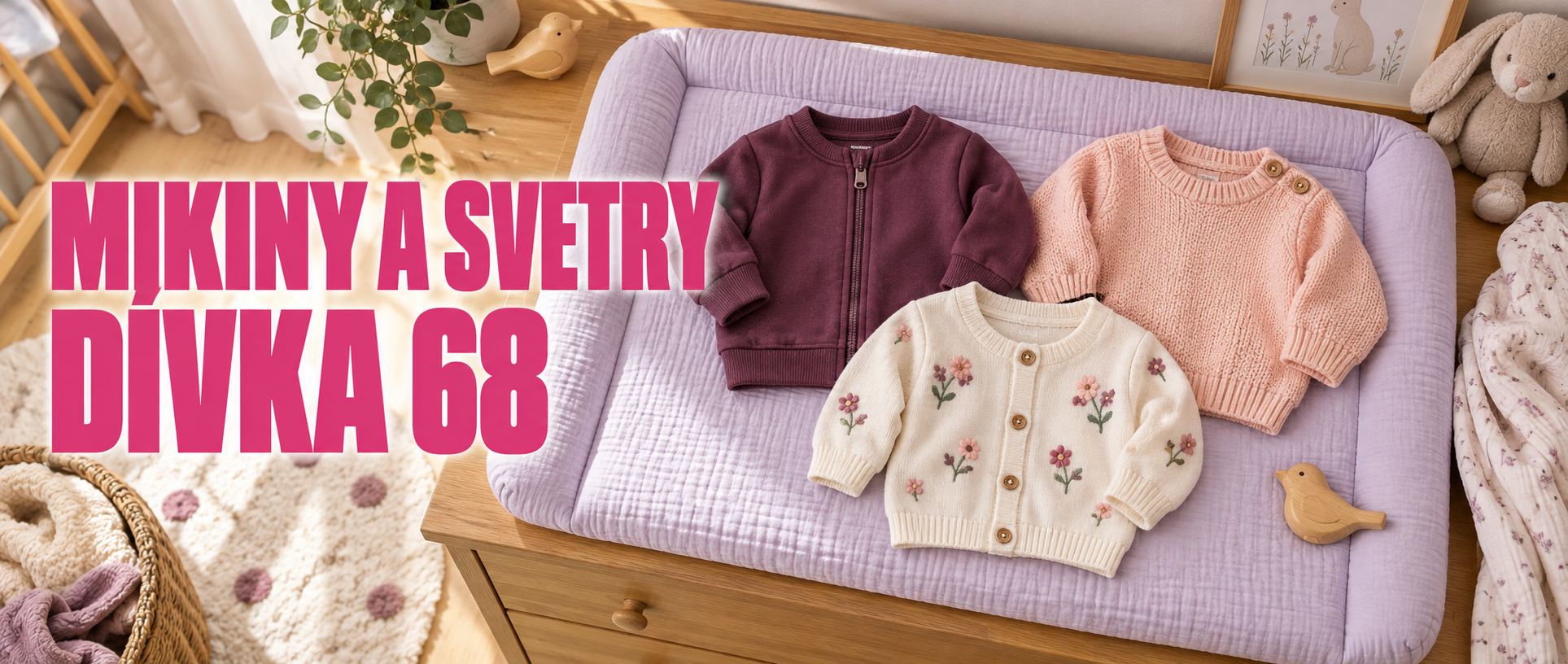 D 68 MIKINY A SVETRY