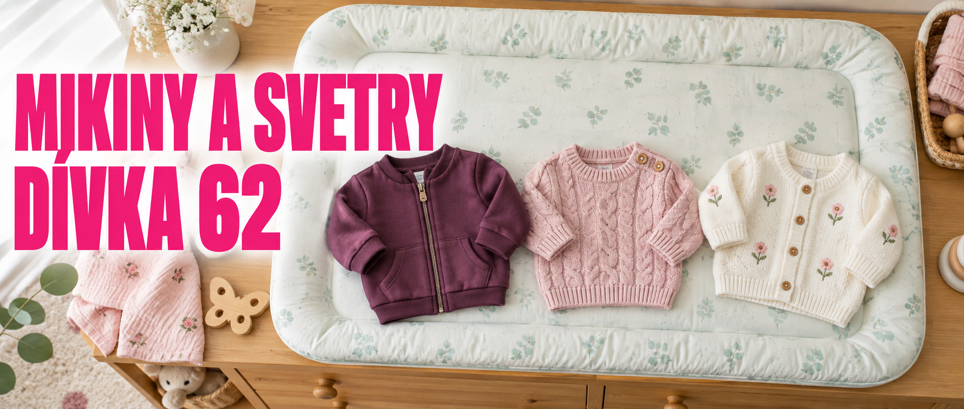 D 62 MIKINY A SVETRY