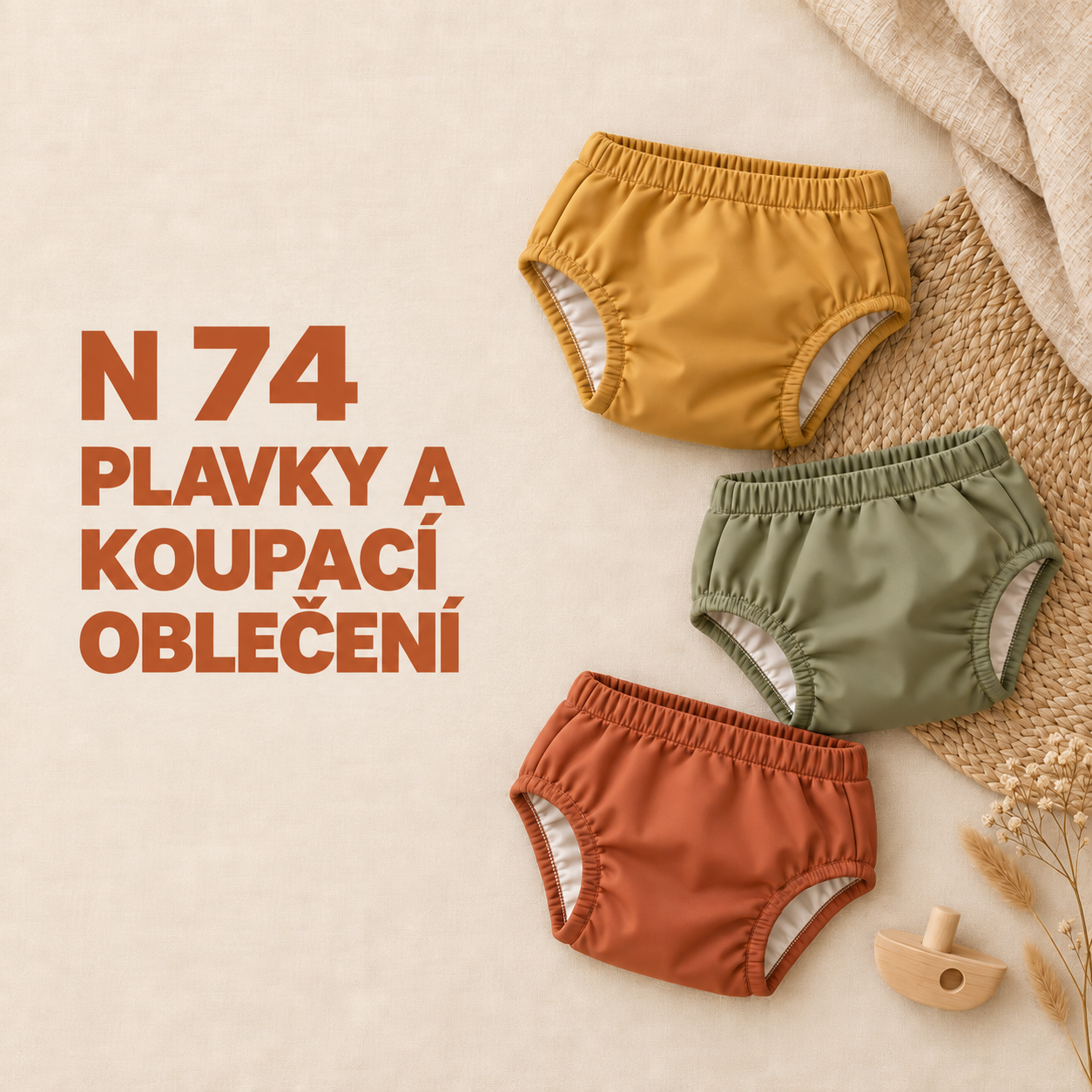 N 74 PLAVKY A KOUPACÍ OBLEČENÍ