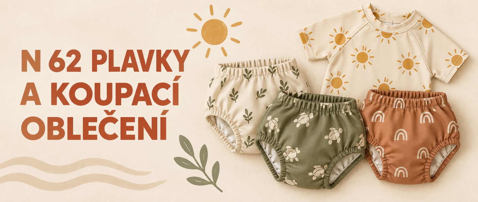 N 62 PLAVKY A KOUPACÍ OBLEČENÍ
