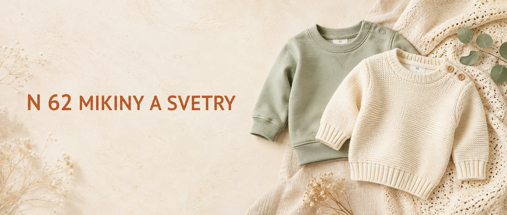 N 62 MIKINY A SVETRY