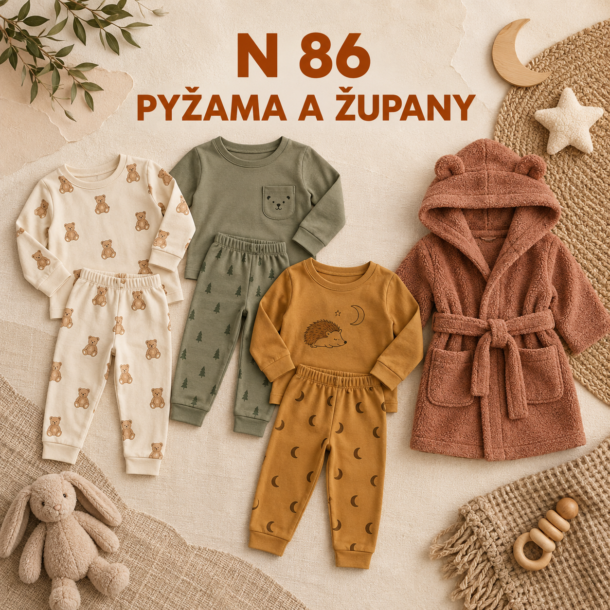 N 86 PYŽAMA A ŽUPANY
