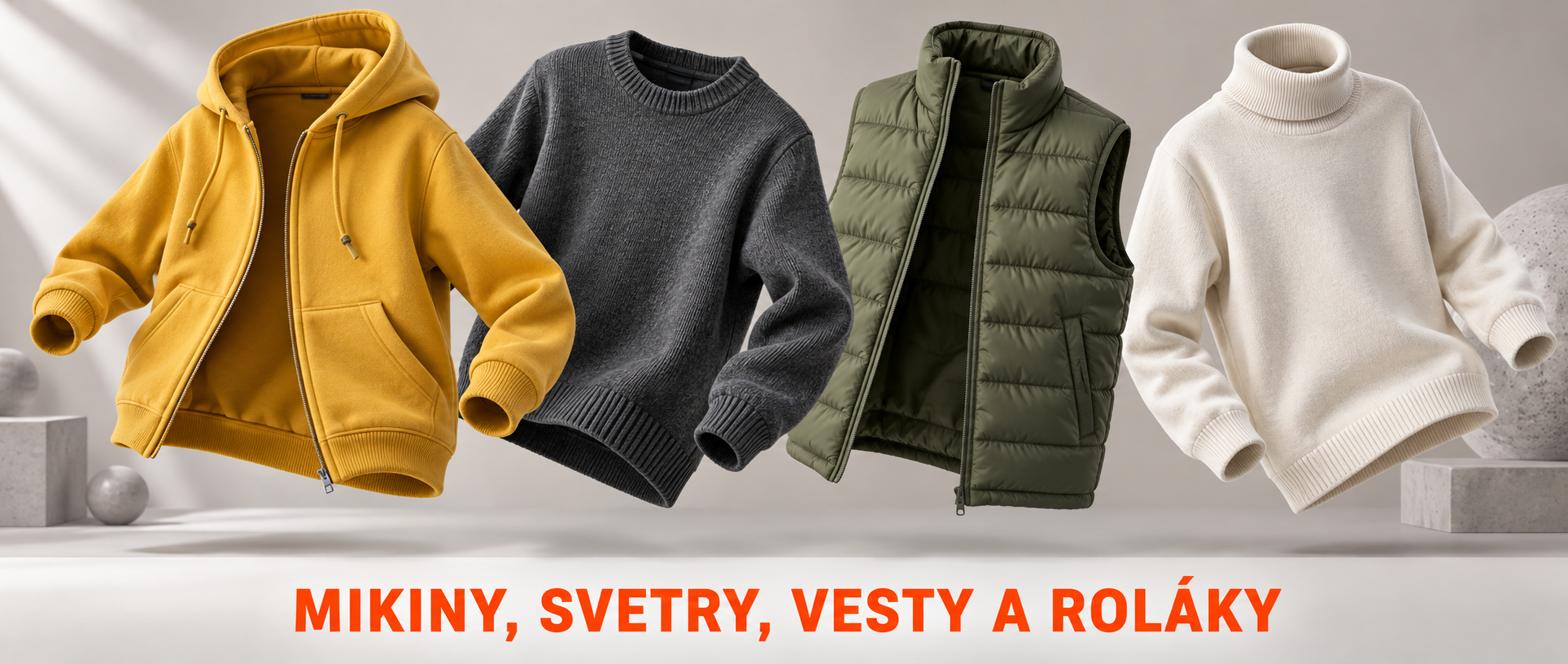 N 164 MIKINY, SVETRY, VESTY A ROLÁKY