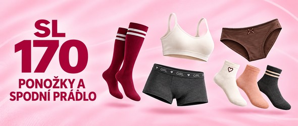 SL 170 PONOŽKY A SPODNÍ PRÁDLO