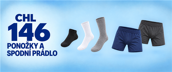 CHL 146 PONOŽKY A SPODNÍ PRÁDLO