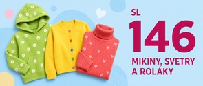 SL 146 MIKINY, SVETRY A ROLÁKY