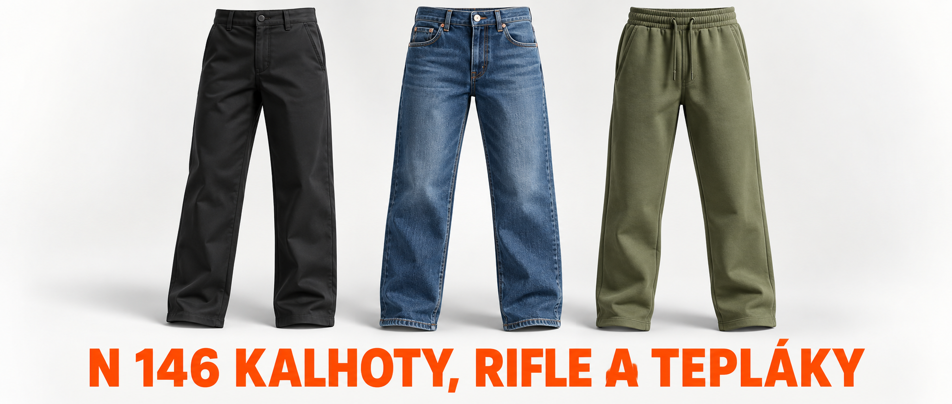 N 146 KALHOTY, RIFLE, TEPLÁKY A KRAŤASY