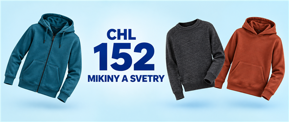 CHL 152 MIKINY A SVETRY