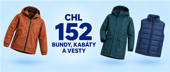 CHL 152 BUNDY, KABÁTY A VESTY