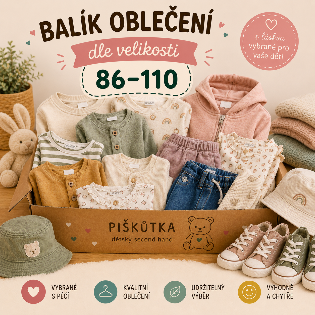 VELIKOSTI 86 , 92 , 98 , 104 , 110