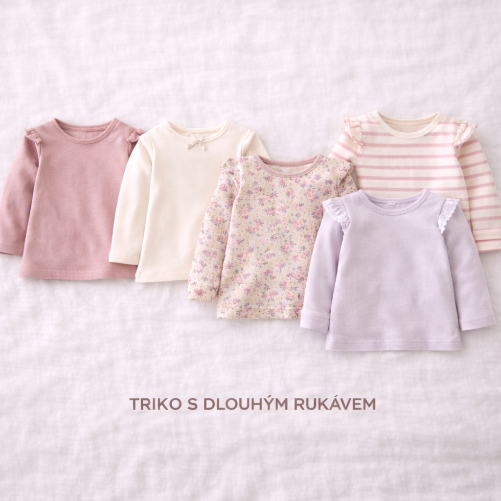 Trička s dlouhým rukávem