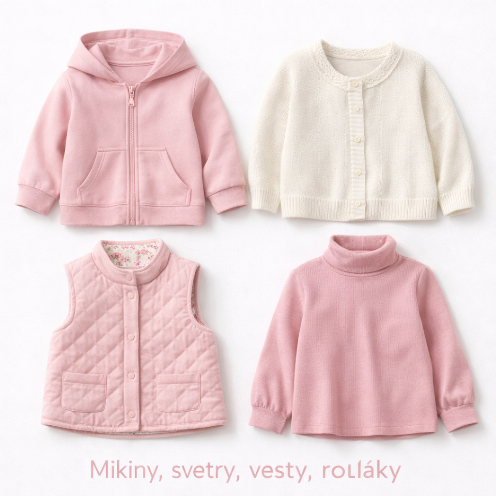 Mikiny, svetry, vesty, roláky
