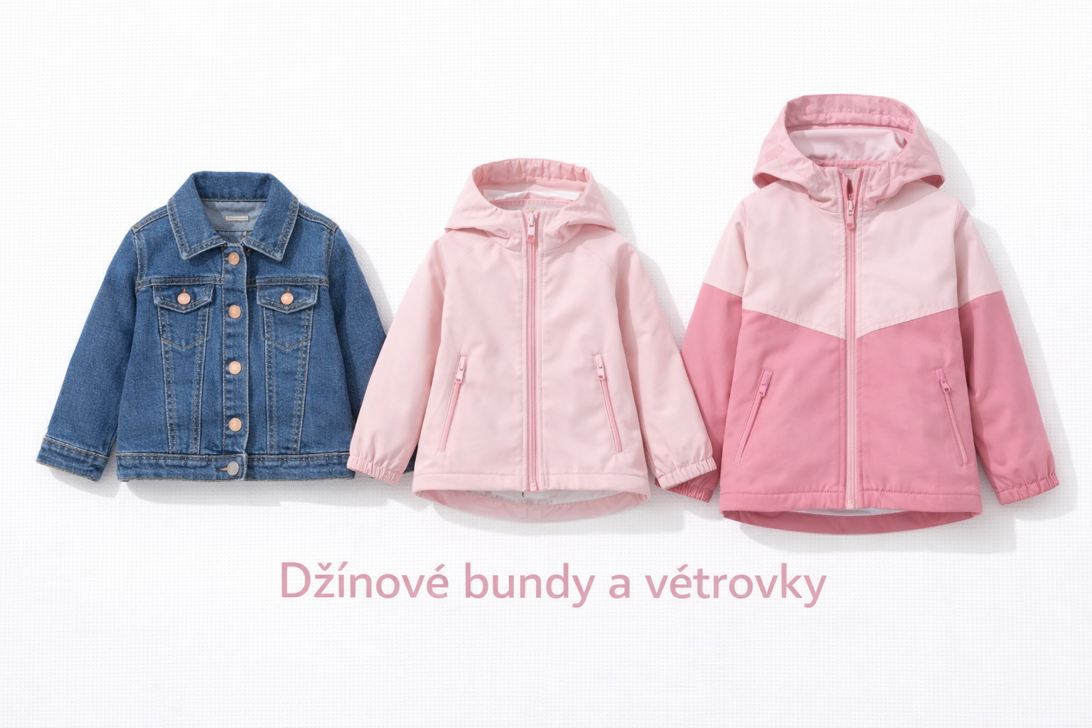 Džínové bundy, větrovky