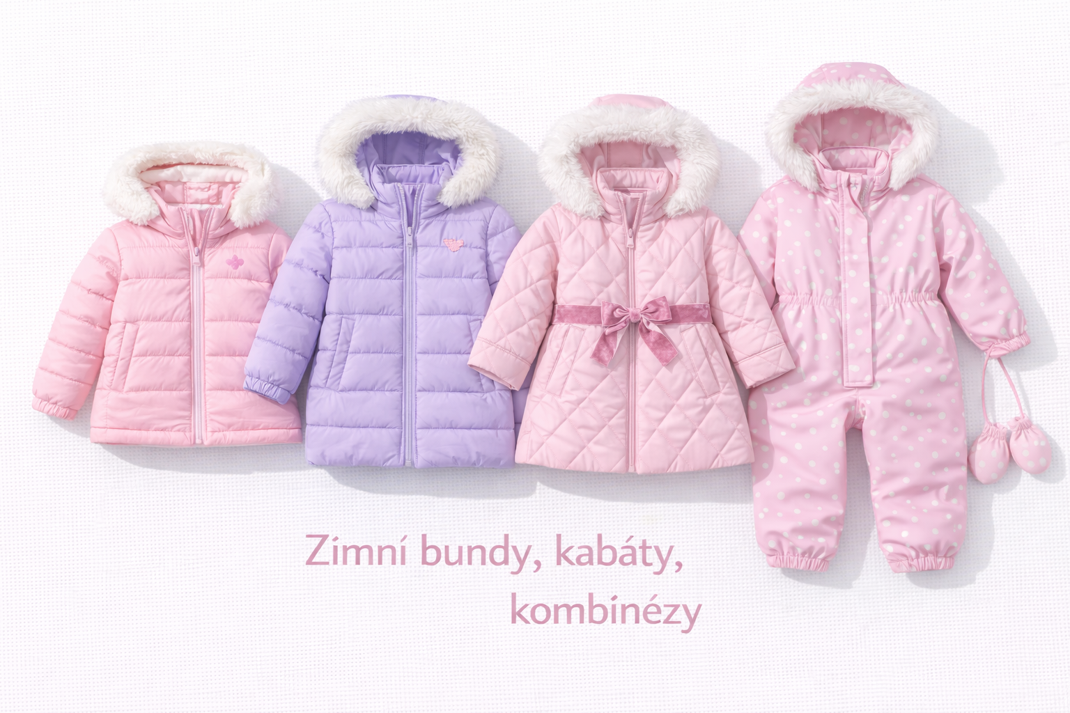 Zimní bundy, kabáty, kombinézy