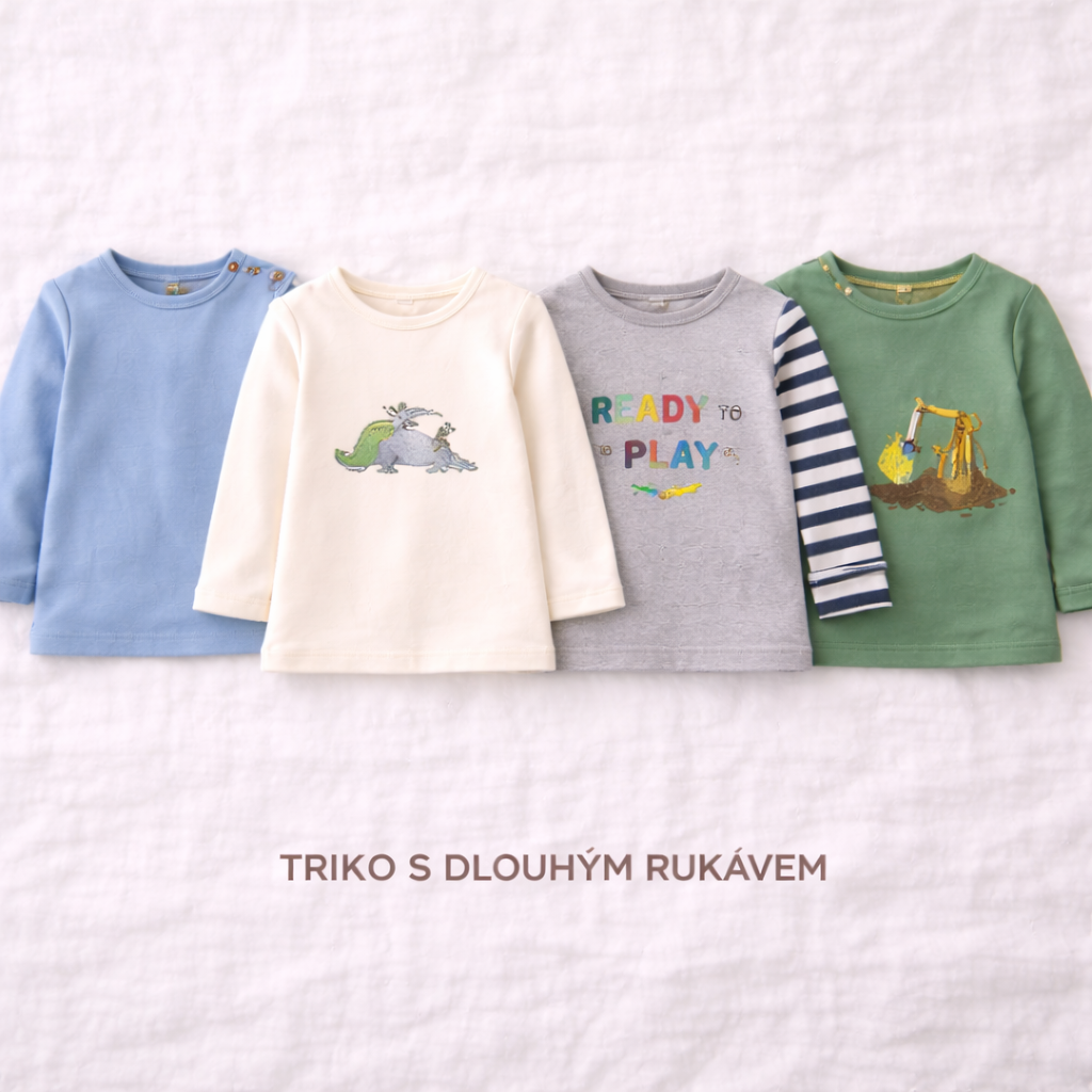 Trička s dlouhým rukávem