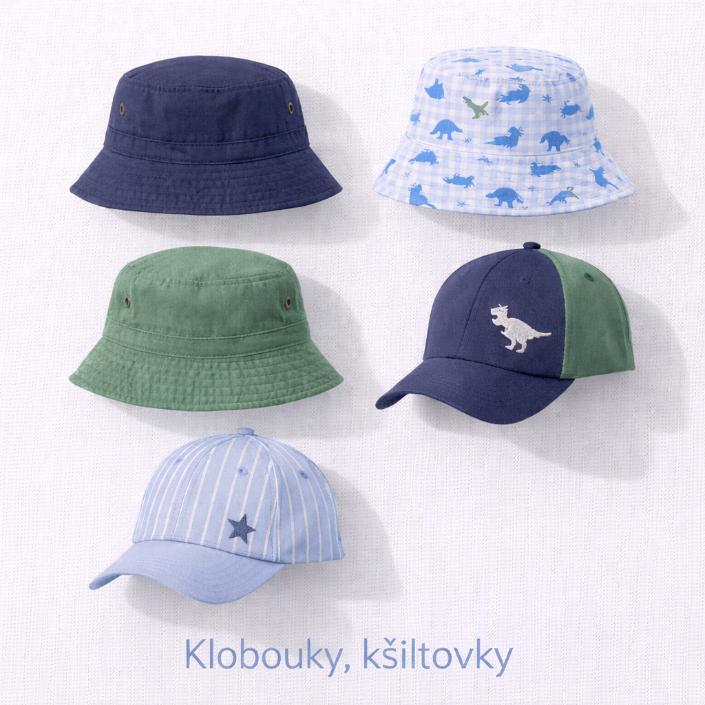 Klobouky, kšiltovky