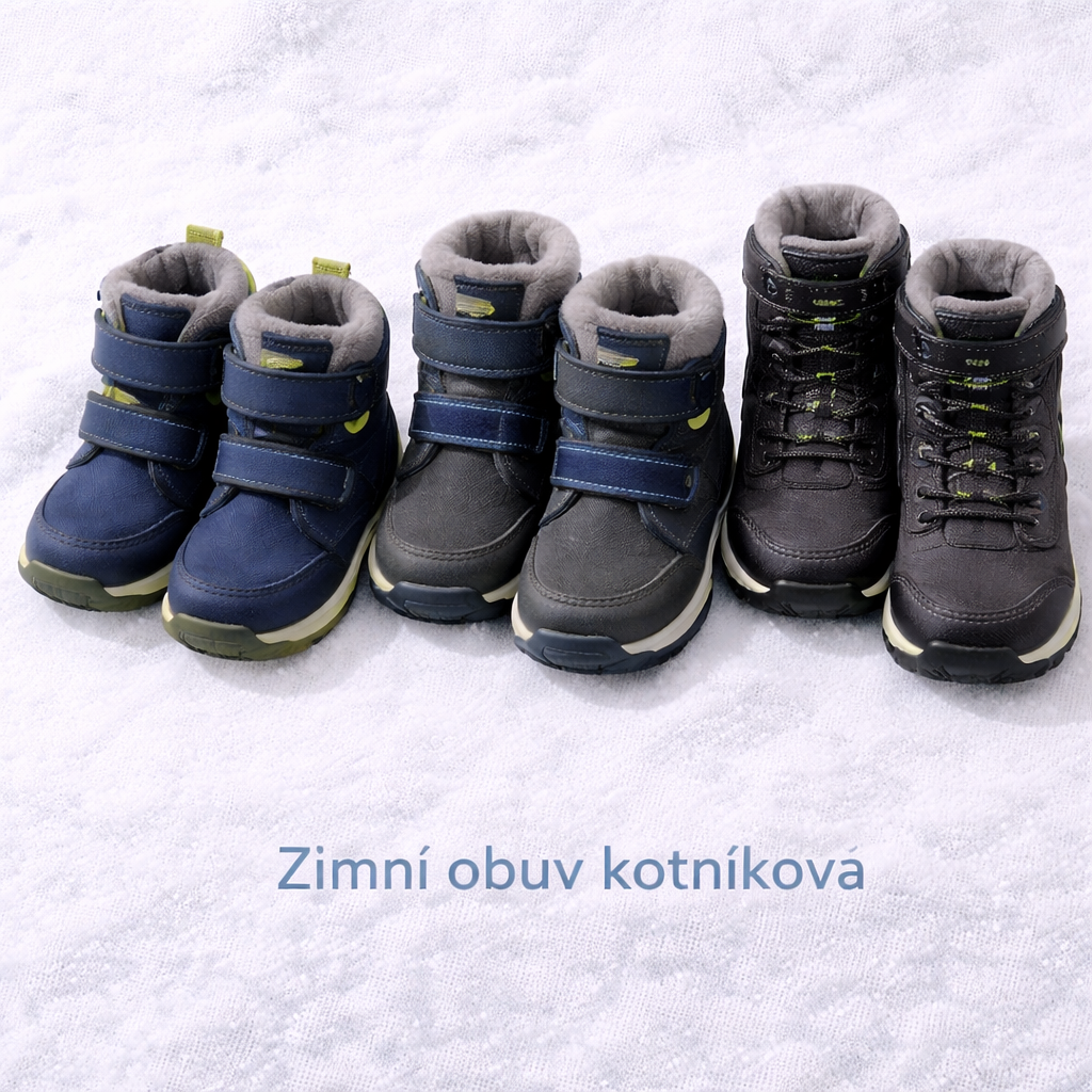 Zimní obuv kotníková