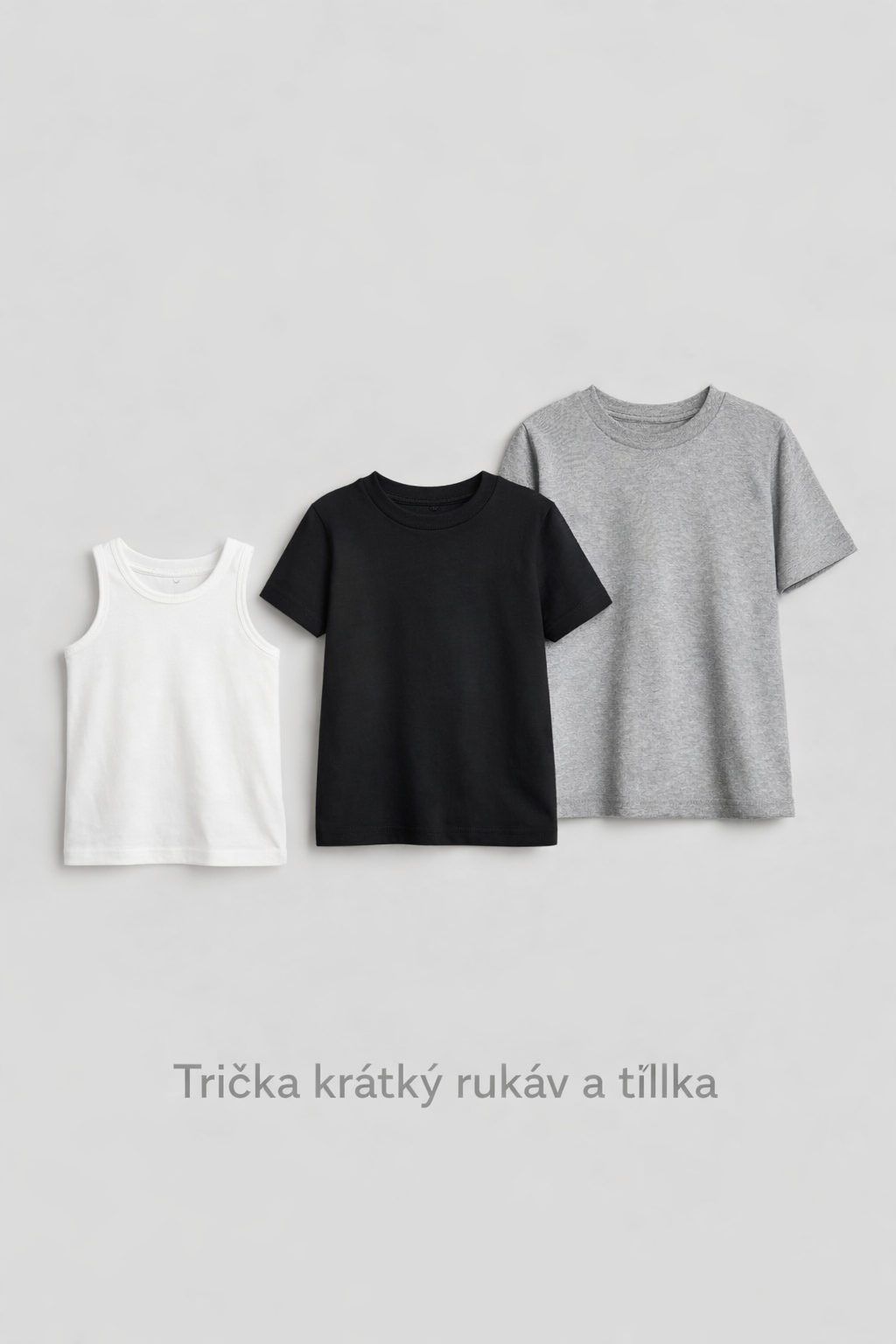 Trička s krátkým rukávem, tílka