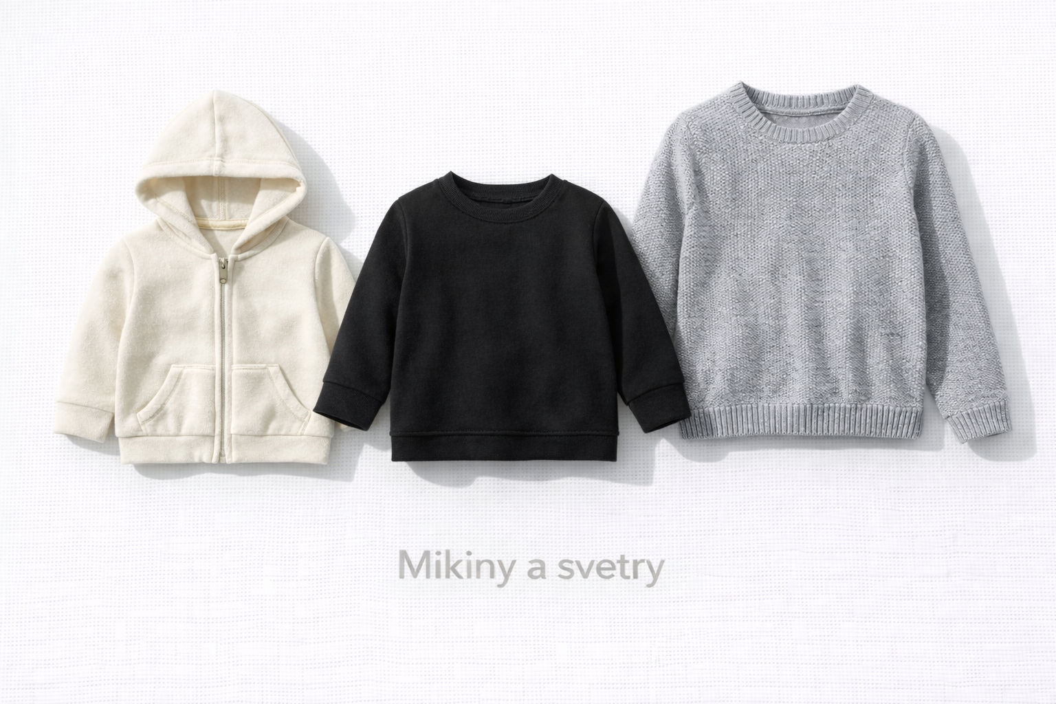 Mikiny, svetry, vesty, roláky