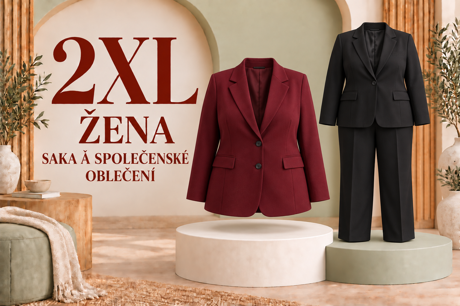 ŽENA 2XL SAKA A SPOLEČENSKÉ OBLEČENÍ