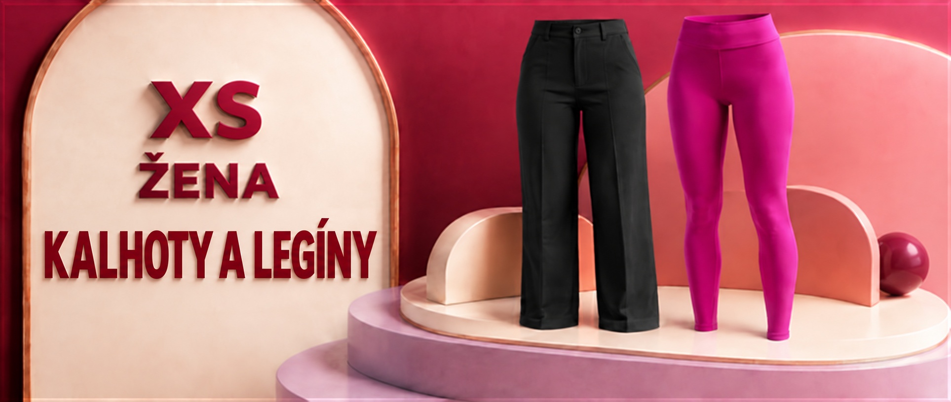 ŽENA XS KALHOTY A LEGÍNY