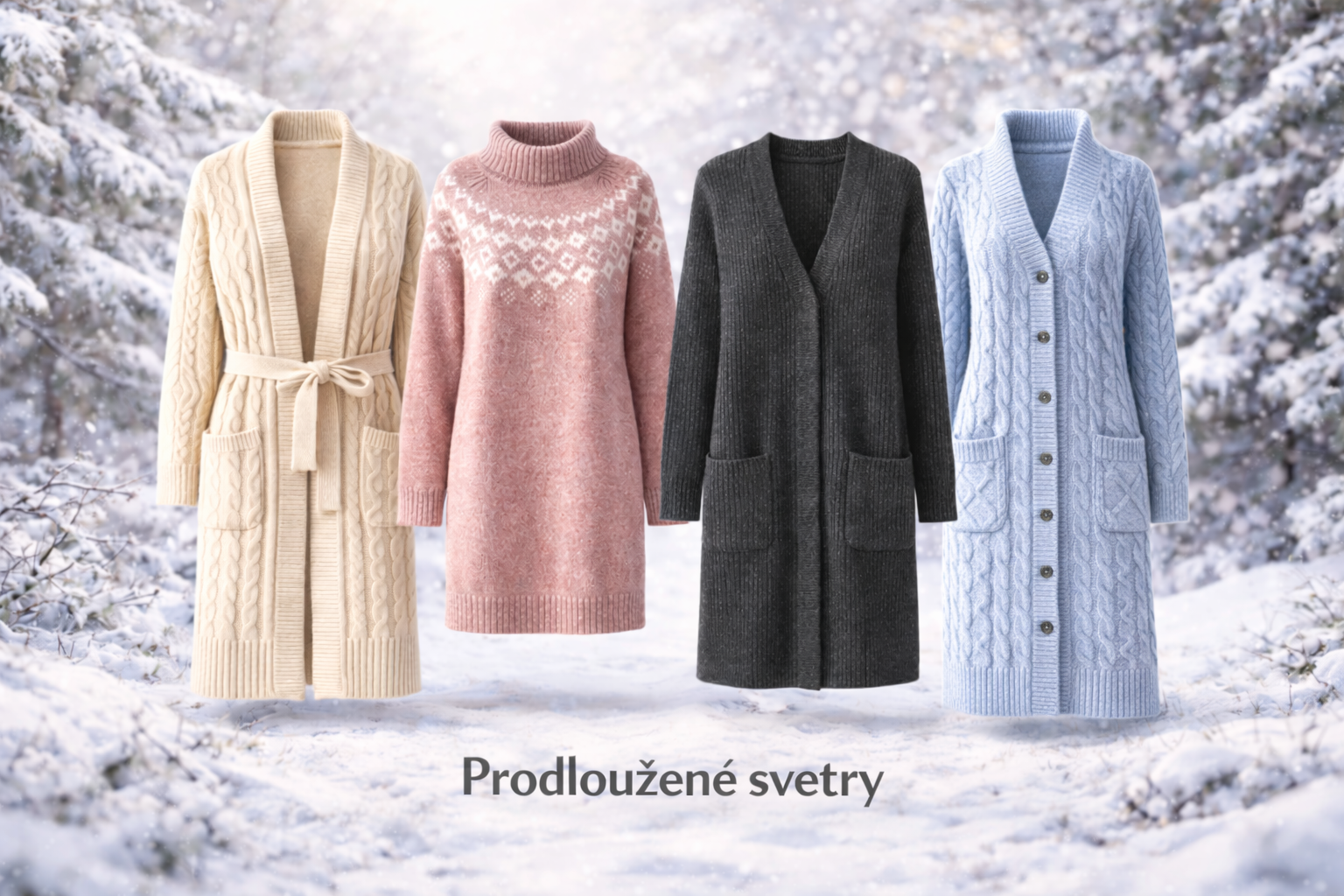Prodloužené svetry