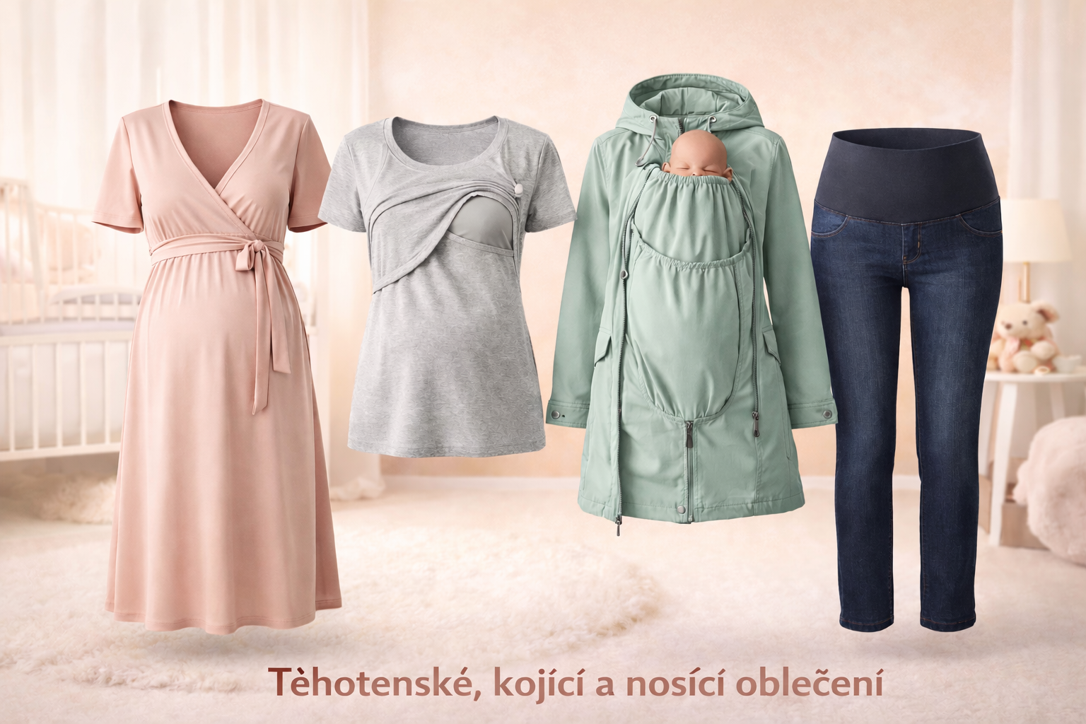 Těhotenské, kojící a nosící oblečení