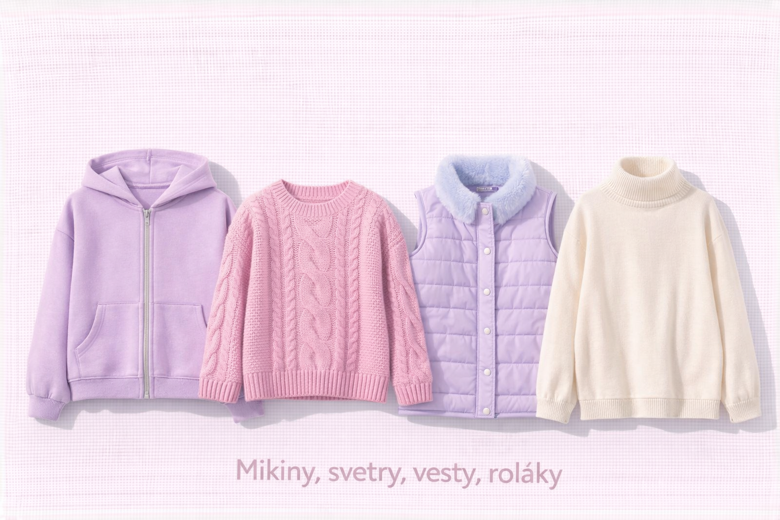 Mikiny,svetry,vesty,roláky