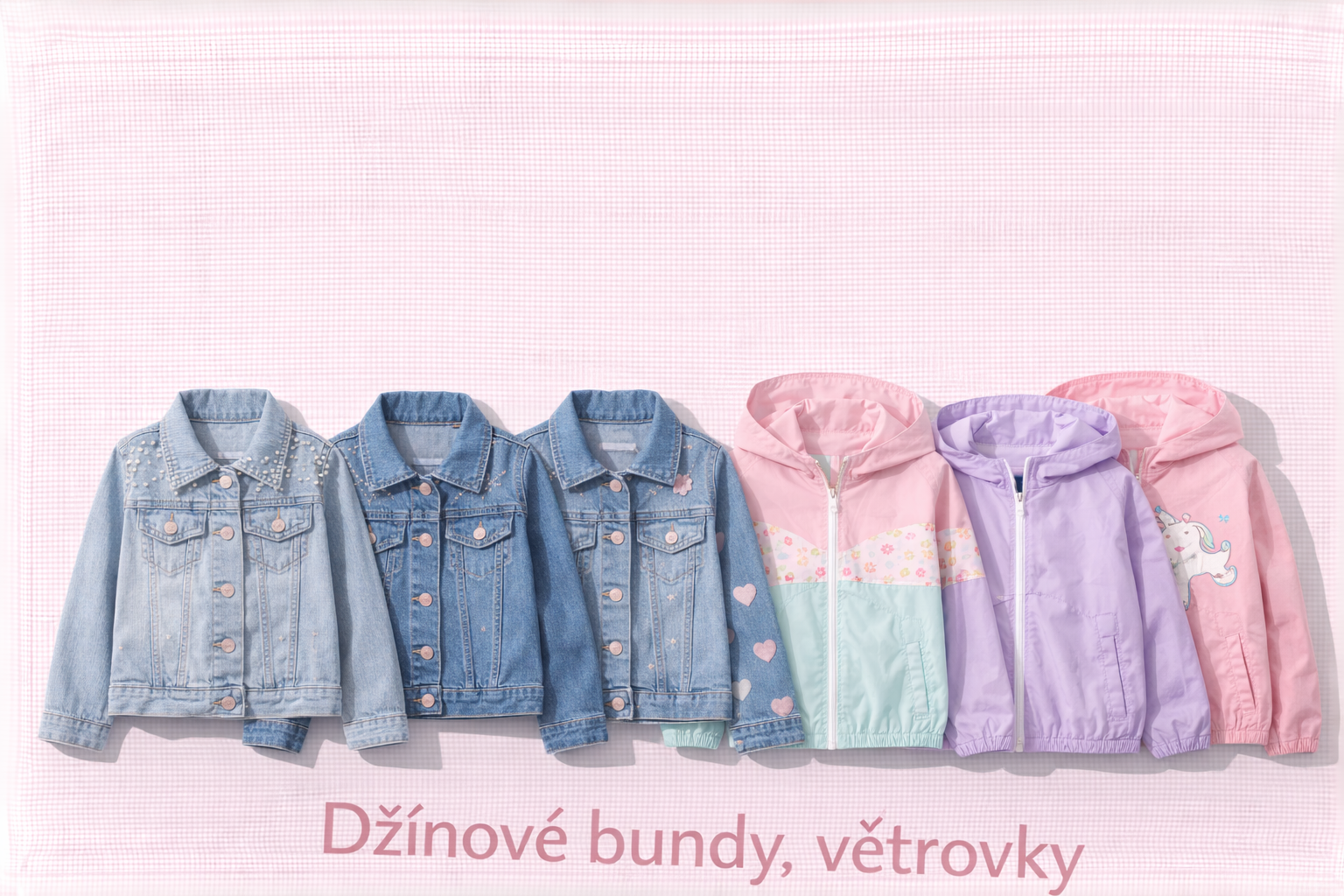 Džínové bundy,větrovky