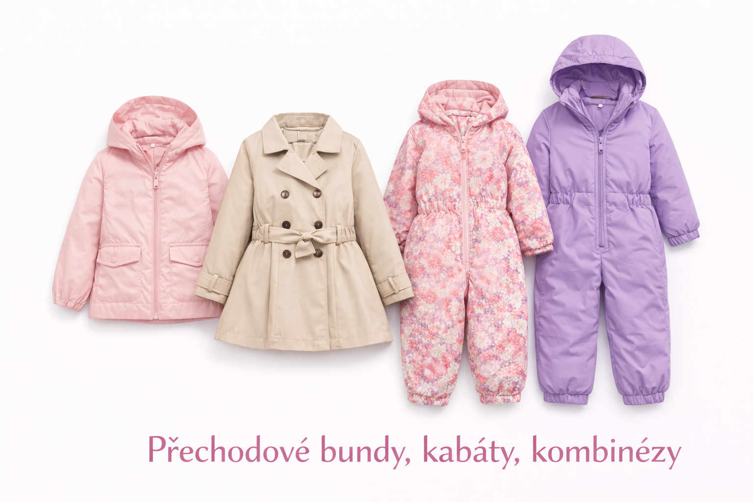 Přechodové bundy,kabáty,vesty,kombinézy