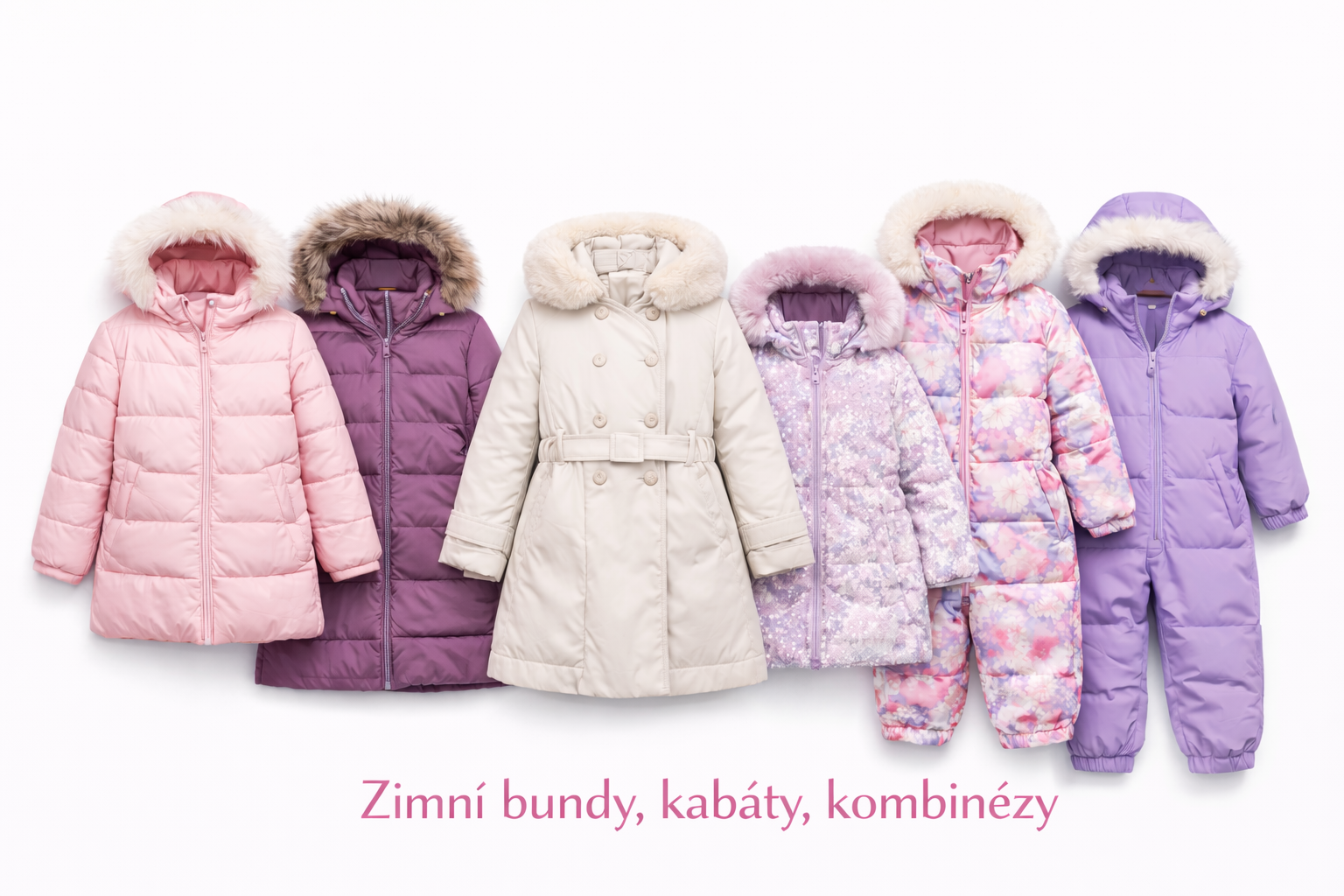 Zimní bundy,kabáty,kombinézy