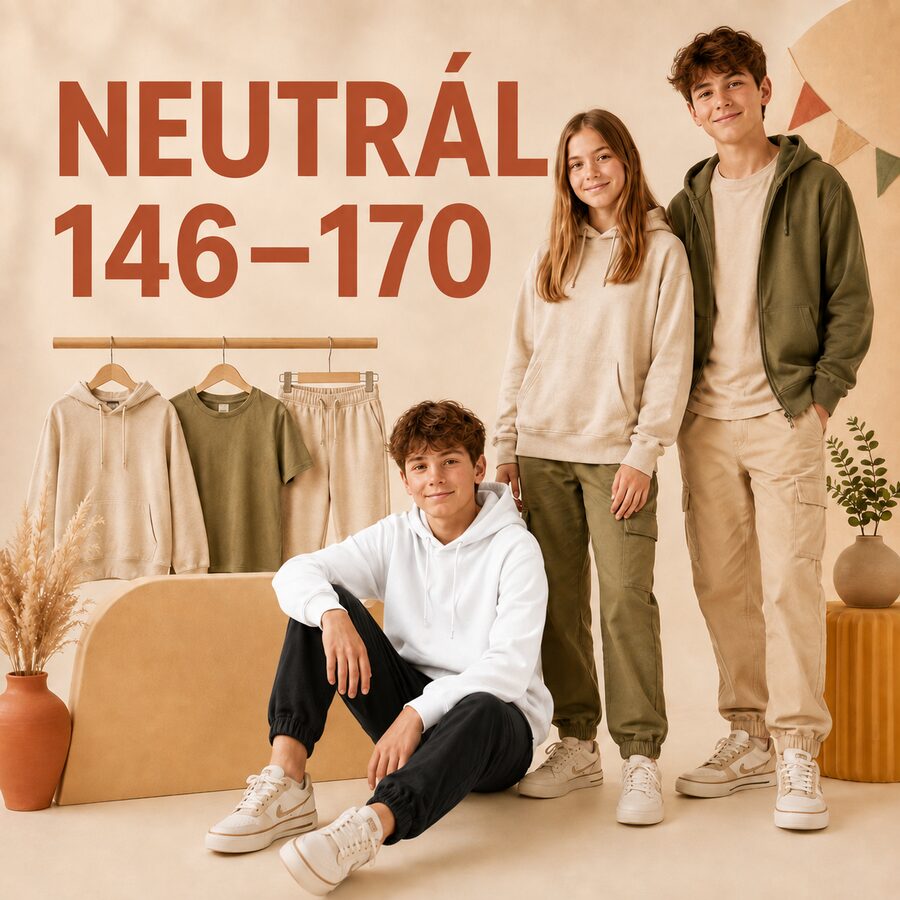 OBLEČENÍ Neutrál 146 - 170