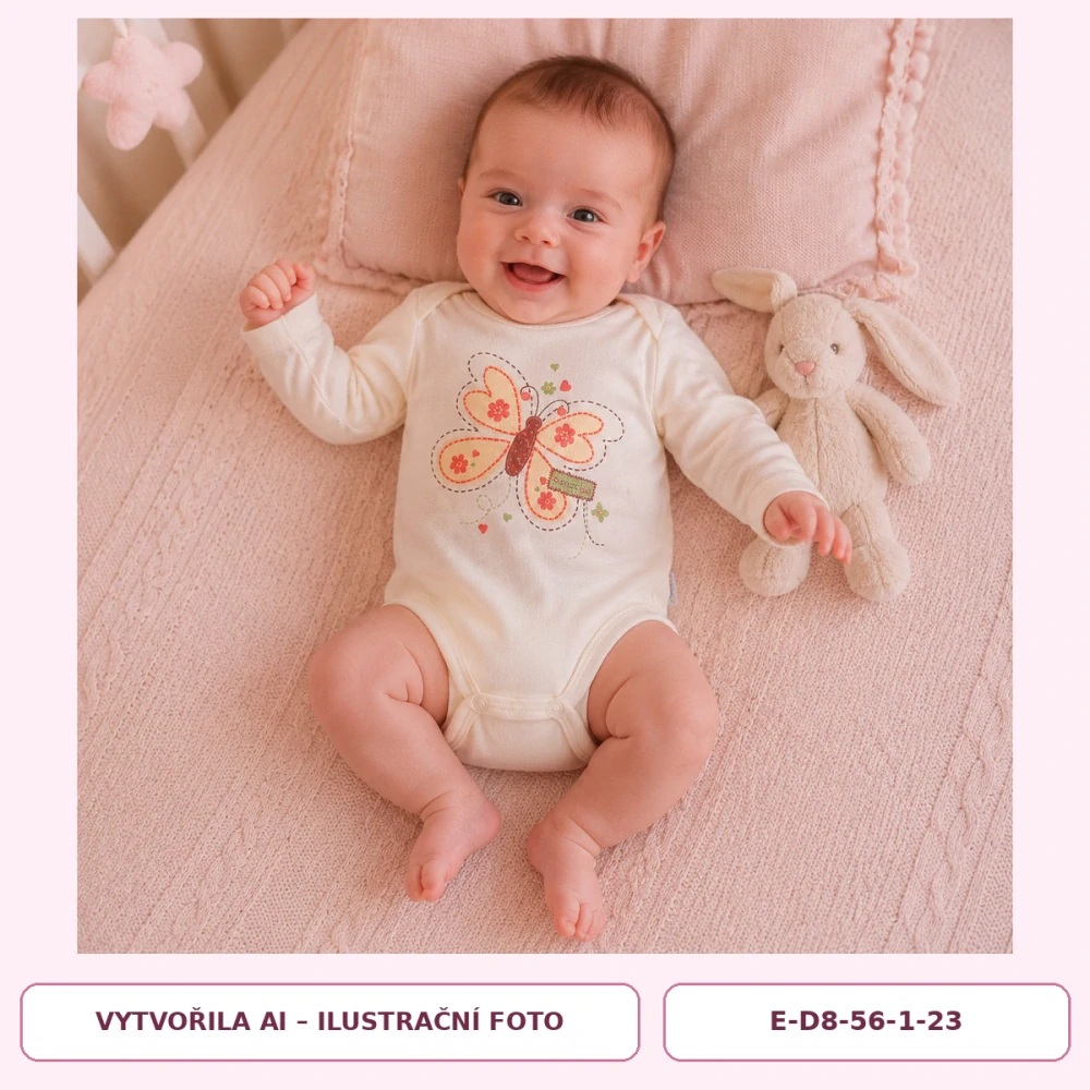 Dívčí body dlouhý rukáv – vel. 56