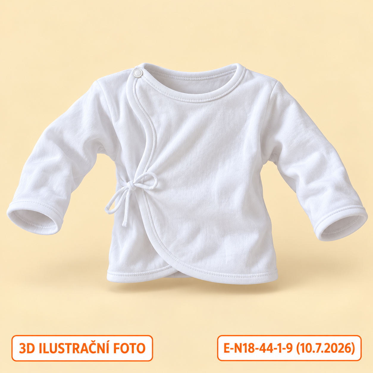 Neutrální zavinovací košilka, vel. 44