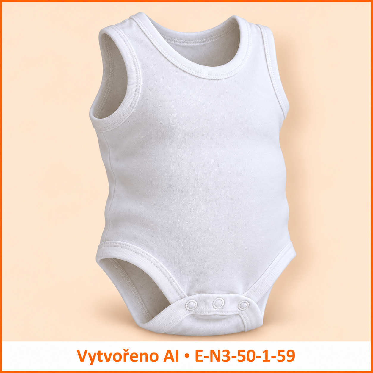 Neutrální jednobarevné body bez rukávů, vel. 50