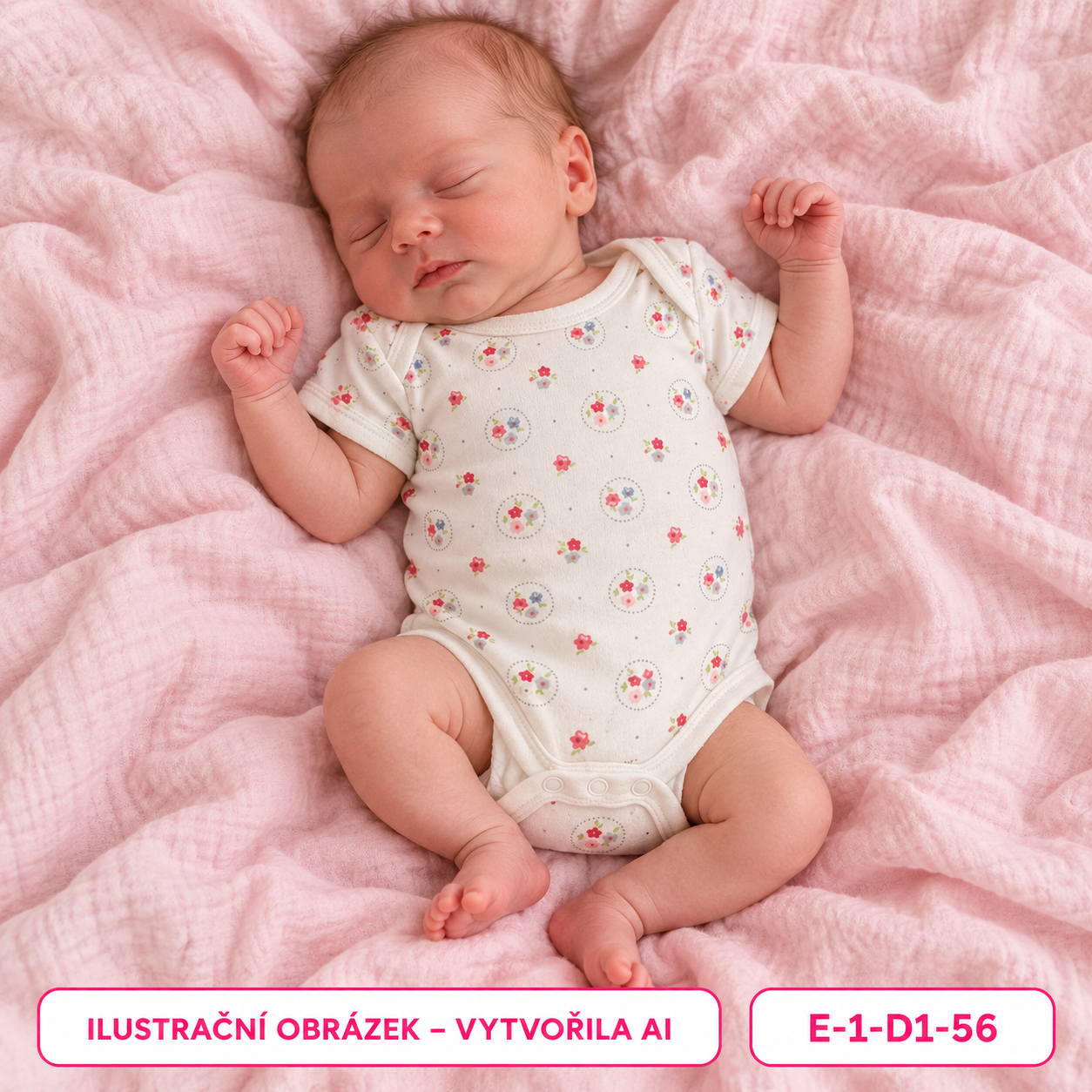 Dívčí květované body s krátkým rukávem, vel. 56