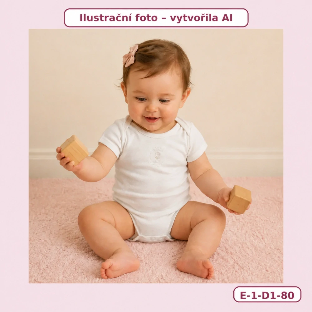 Dívčí body krátký rukáv – vel. 80