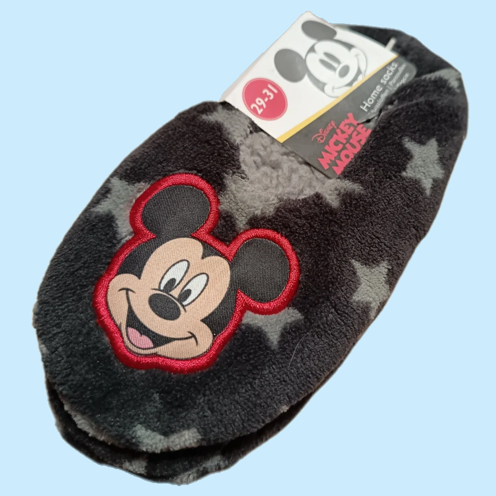 Klučičí domácí ponožkové bačkory Mickey Mouse, vel. 29–31