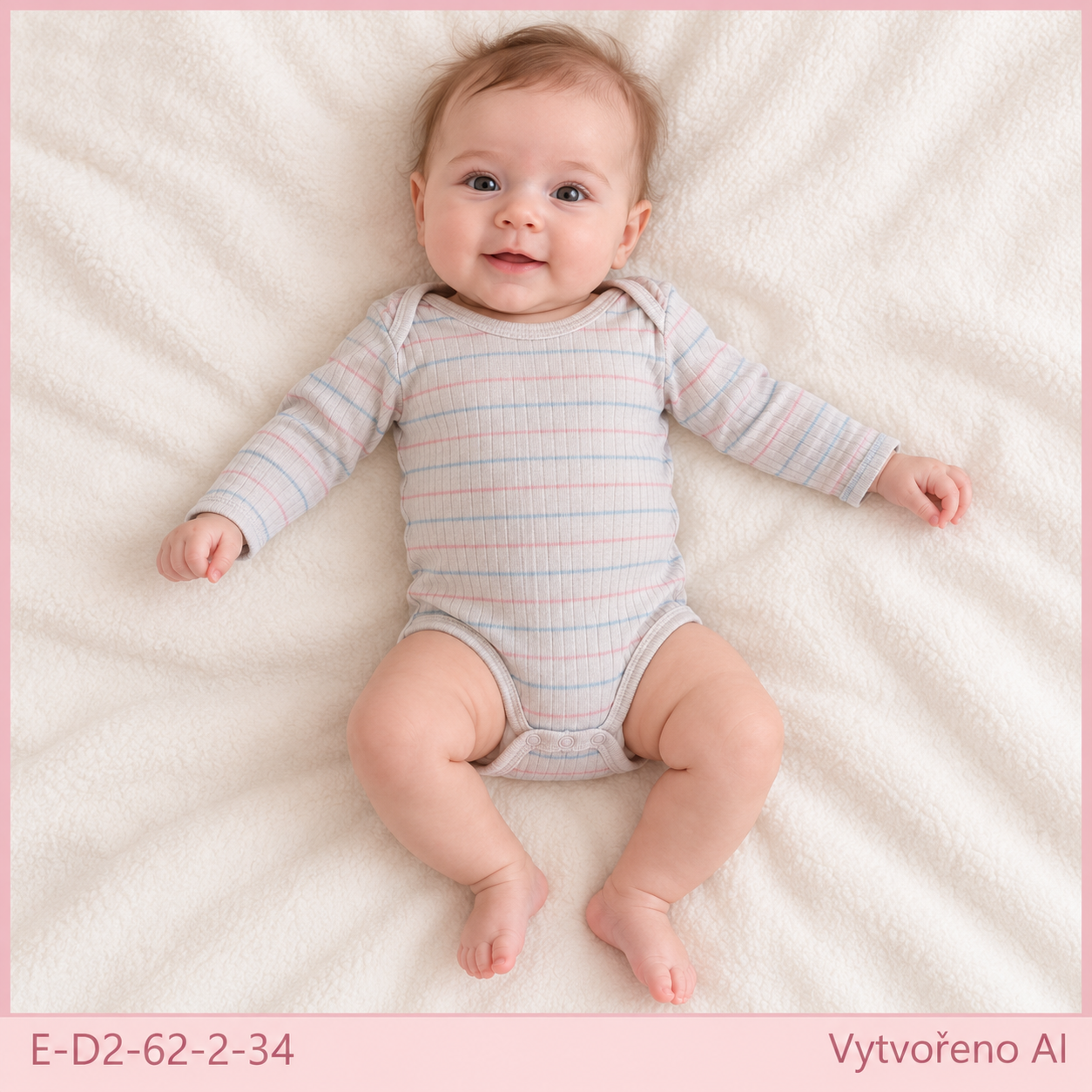 Dívčí žebrované body s proužky, vel. 62