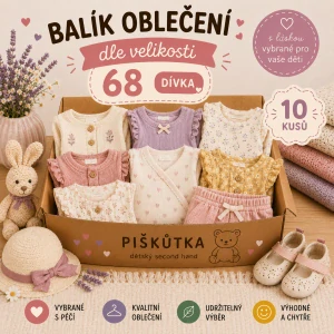 BALÍK OBLEČENÍ DÍVKA VE VELIKOSTI 68