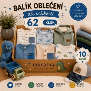 BALÍK OBLEČENÍ  KLUK VE VELIKOSTI 62