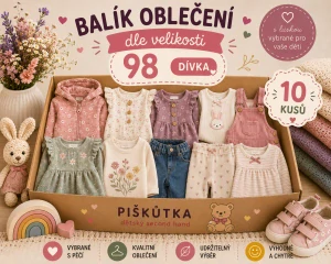 BALÍK OBLEČENÍ DÍVKA VE VELIKOSTI 98