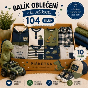 BALÍK OBLEČENÍ  KLUK VE VELIKOSTI 104