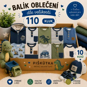 BALÍK OBLEČENÍ  KLUK VE VELIKOSTI 110