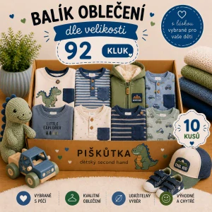 BALÍK OBLEČENÍ  KLUK VE VELIKOSTI 92