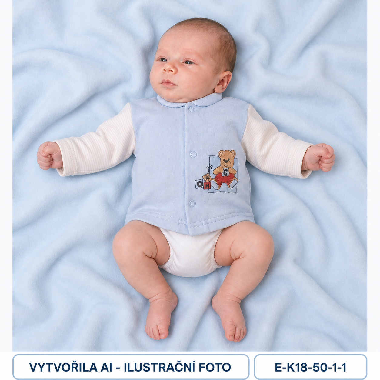 Klučičí kojenecký kabátek, vel. 50