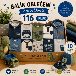 BALÍK OBLEČENÍ  KLUK VE VELIKOSTI 116