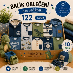 BALÍK OBLEČENÍ  KLUK VE VELIKOSTI 122