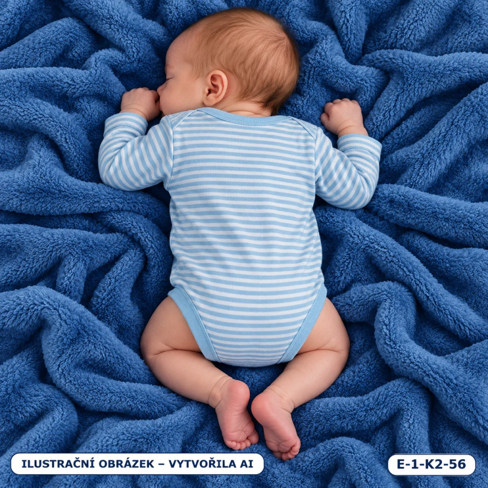 Klučičí pruhované body, dlouhý rukáv – vel. 56