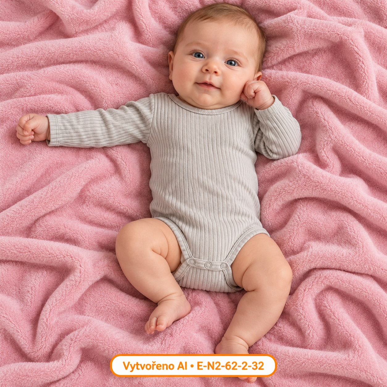 Neutrální světle šedé žebrované body, vel. 62